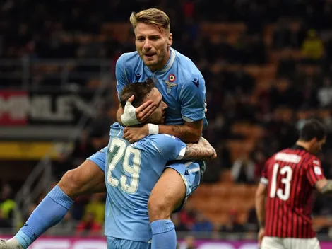 Lazio derrota al Milán y se mete en zona de Champions