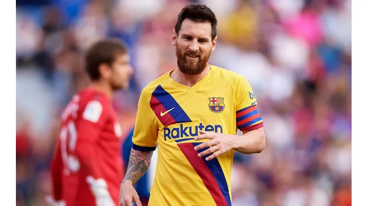 Messi vio anulado su gol.
