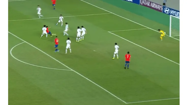 El gol de Chile.