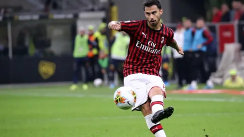 Suso anotó el único gol del Milan.