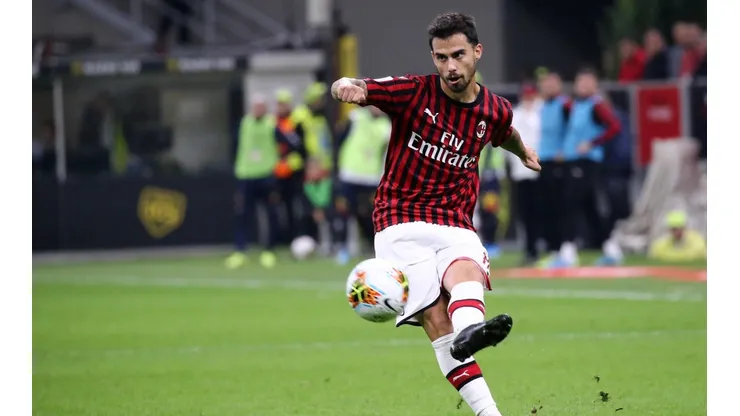 Suso anotó el único gol del Milan.