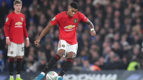 Rashford marcó con un soberbio tiro libre.