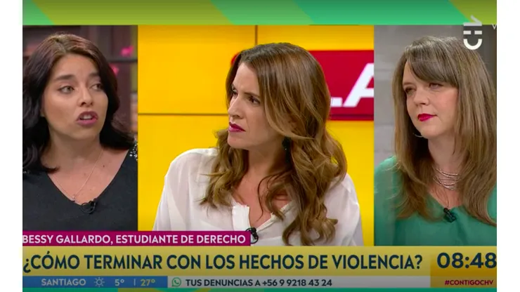 Monserrat Alvarez moderaba la conversación del matinal.