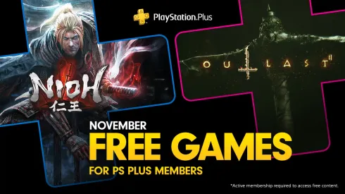 Nioh y Outlast 2 son los juegos gratis de PlayStation Plus para noviembre
