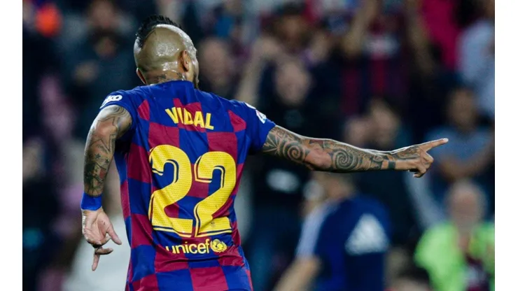 Arturo Vidal suma tres goles esta temporada por el Barcelona