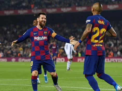 Titular y gol: Arturo Vidal juega un partidazo en la paliza del Barca sobre el Valladolid