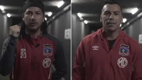 Jaimes Valdés y Esteban Paredes encabezaron el video de Colo Colo