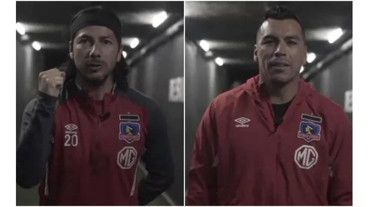 Jaimes Valdés y Esteban Paredes encabezaron el video de Colo Colo