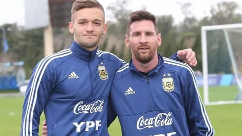 Palacios y Lio Messi.