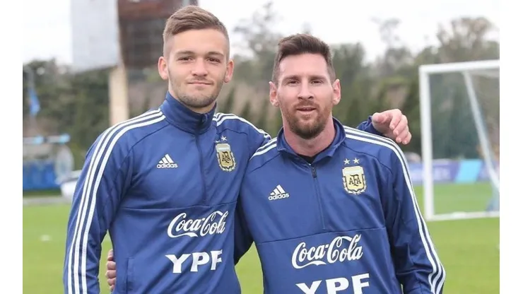 Palacios y Lio Messi.