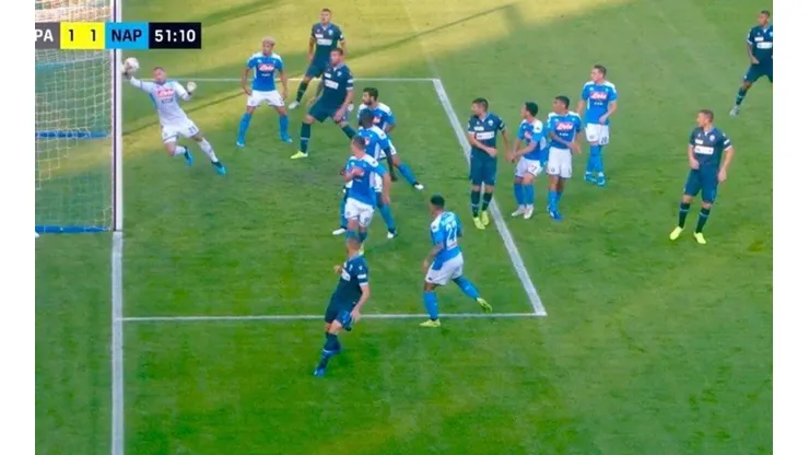 El momento de la reacción de Ospina.