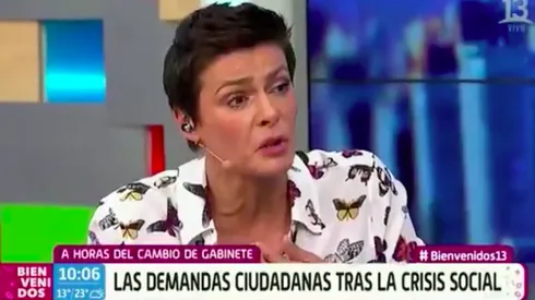 Tomicic no se quedó callada y le zanjó el tema al senador.