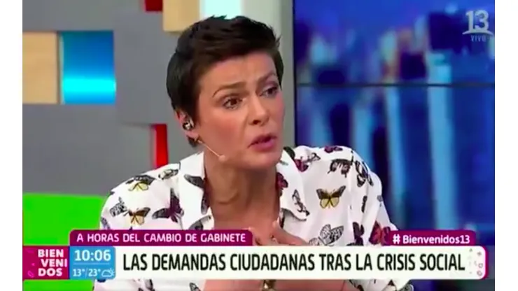 Tomicic no se quedó callada y le zanjó el tema al senador.