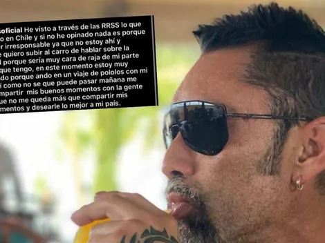 Crisis social: El Chino Ríos rompe el silencio