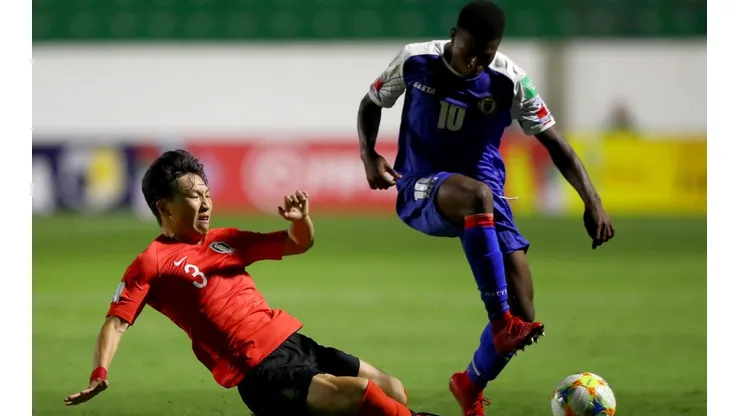 Haití plantó cara en el segundo tiempo ante Corea.