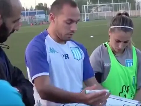 Marcelo Díaz se luce como DT del equipo femenino de Racing