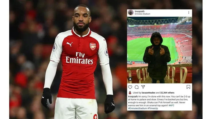 Lacazette ha perdido protagonismo esta temporada en el Arsenal