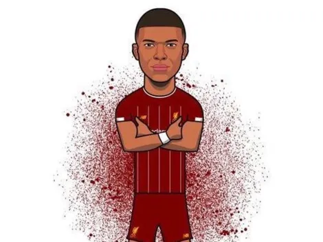 Kylian Mbappé, el sueño de los hinchas del Liverpool