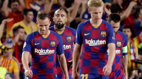 Los jugadores del Barça tuvieron un cara a cara.