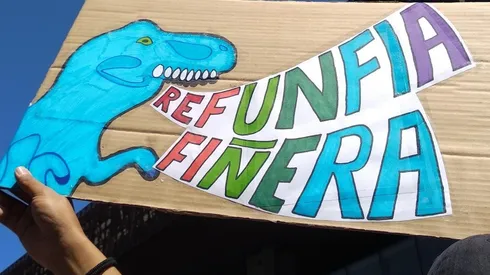 Los carteles del "estallido social" en Chile