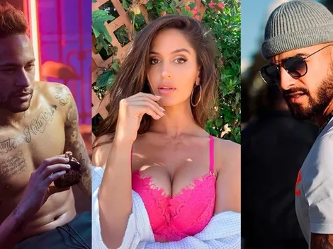 ¿Neymar Jr. le quitó la novia a Maluma?
