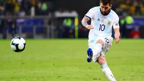 Messi busca un título con la selección argentina.