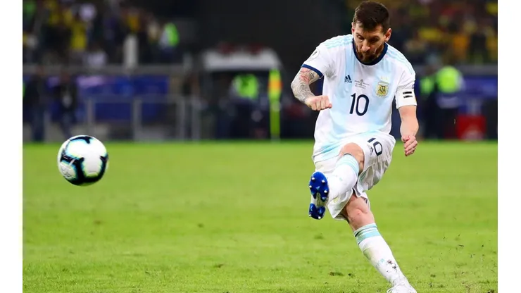 Messi busca un título con la selección argentina.