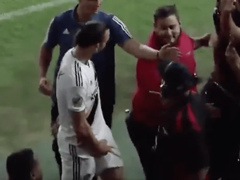 Ibrahimovic le dedica un "Pato Yáñez" a los hinchas de Los Angeles FC