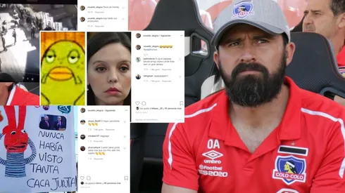 Osvaldo Alegría mostró todo su descontento a través de su cuenta de Instagram