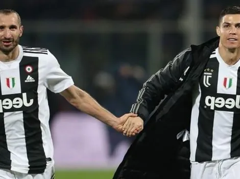Chiellini asegura que su compañero CR7 es "una hiena"