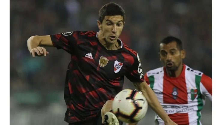 Nacho Fernández lució su talento en el estadio Monumental