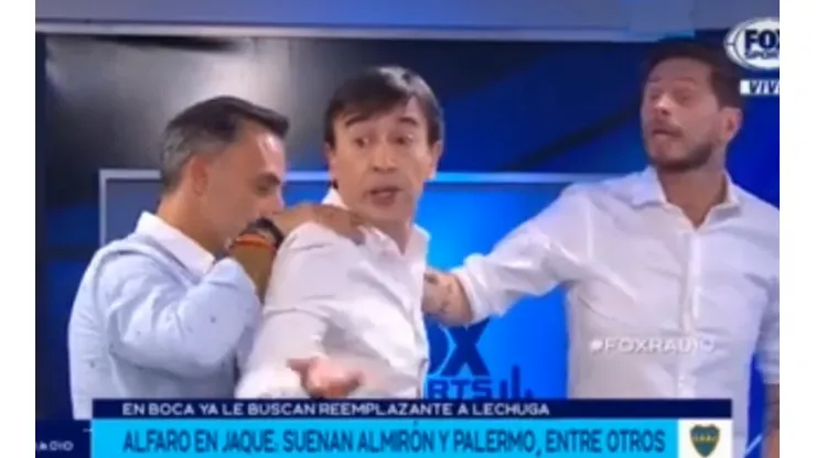 El momento en que se llevan a Benedetto.
