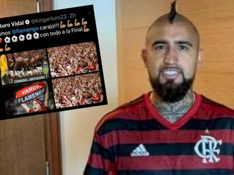Locura en Brasil por Arturo Vidal hincha de Flamengo