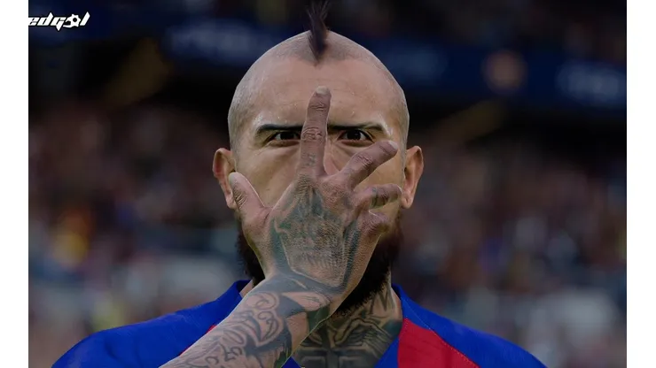 Video | Arturo Vidal tiene todos sus tatuajes tras la actualización de PES 2020