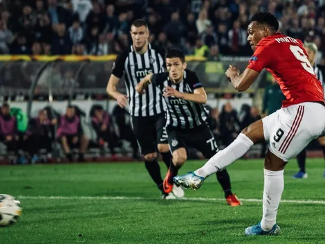 Manchester United vence de manera ajustada al Partizan