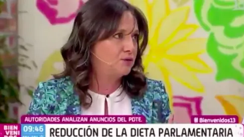 Mónica Pérez no está de acuerdo con la rebaja de sueldos en el Congreso