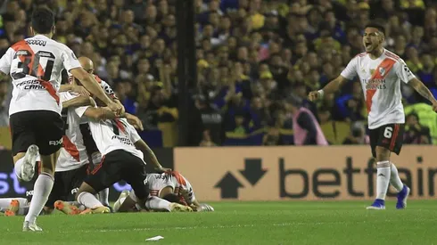 River y Díaz festejan.