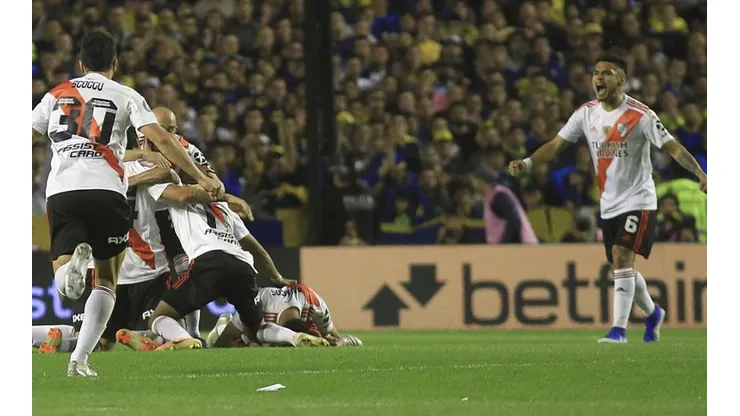 River y Díaz festejan.