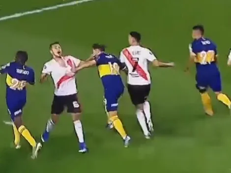 Molestia en River por clarísima falta a Paulo Díaz en el gol de Boca Juniors