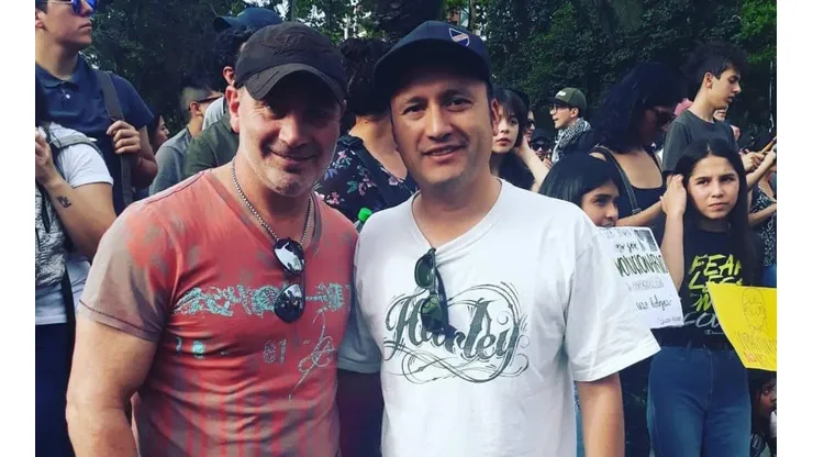 Barticciotto en las protestas.