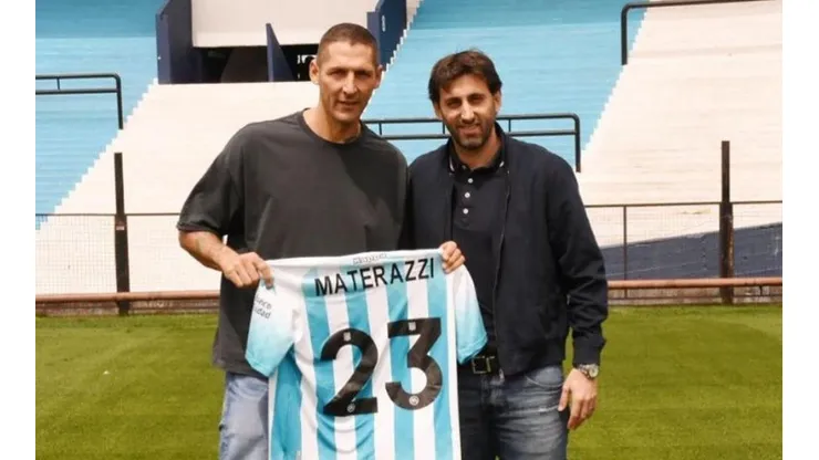 Materazzi visitó a Milito