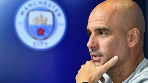 Guardiola tuvo el encontronazo en conferencia de prensa.