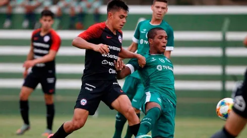 La Roja contra Goias.