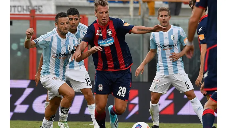 Maxi López actualmente está en la Serie B de Italia con el Crotone.