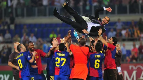 Pep ganó el sextete con el Barça en 2009