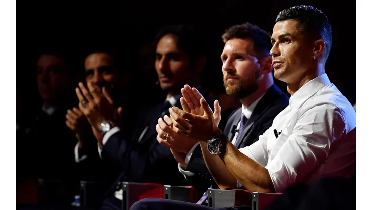 Lionel Messi y Cristiano Ronaldo en la última gala de la FIFA.