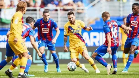 Vidal no pudo brillar contra el Eibar.