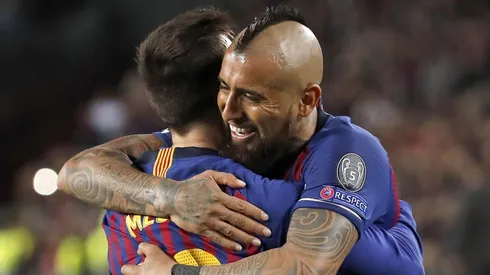 Vidal se rinde ante Messi