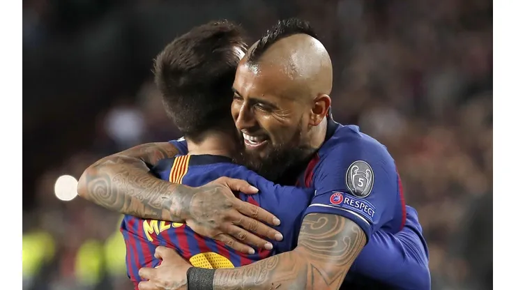 Vidal se rinde ante Messi