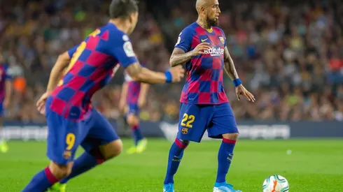 Vidal gana méritos con el cuadro culé.